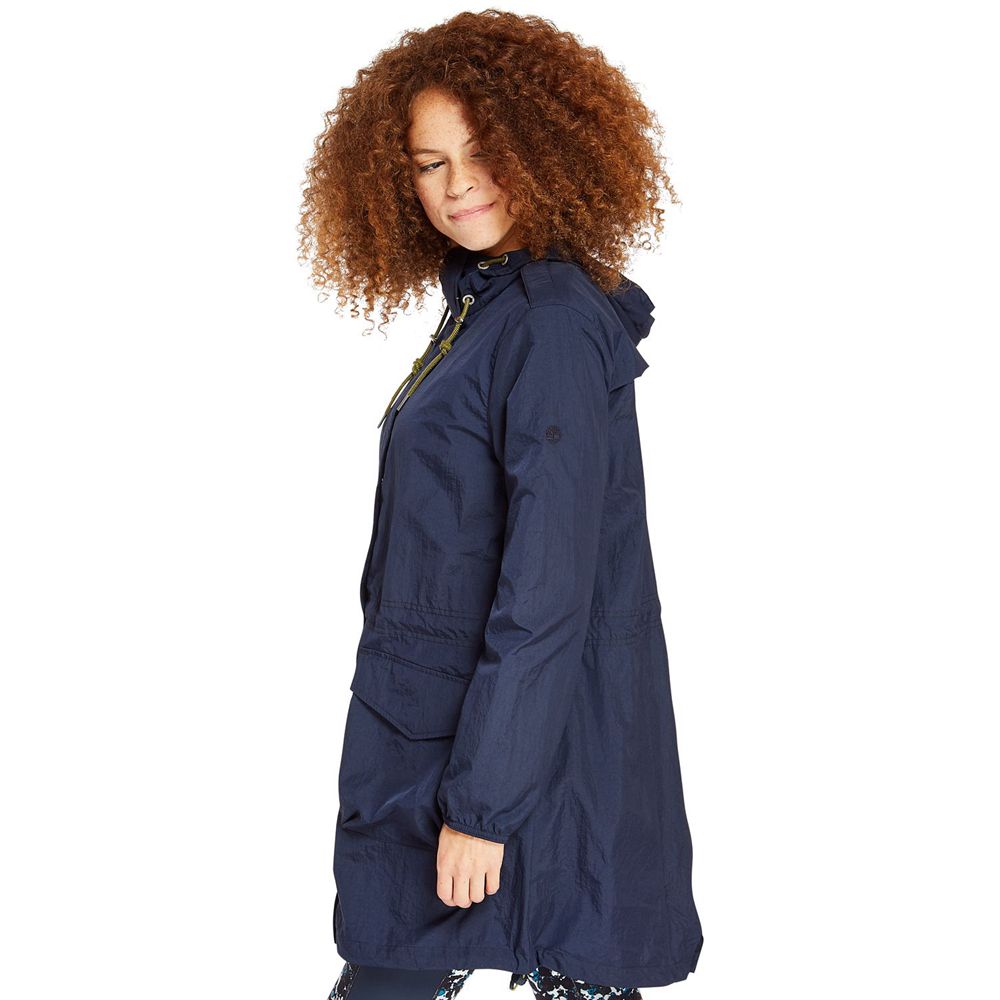 Timberland Womens Parka Lightweight Parka - Navy - India ZJ2034851